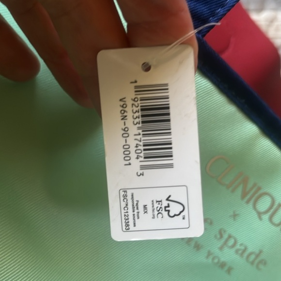 Kate Spade for Clinique Green “Bag of Tricks” Tote Bag NWT - Picture 14 of 14